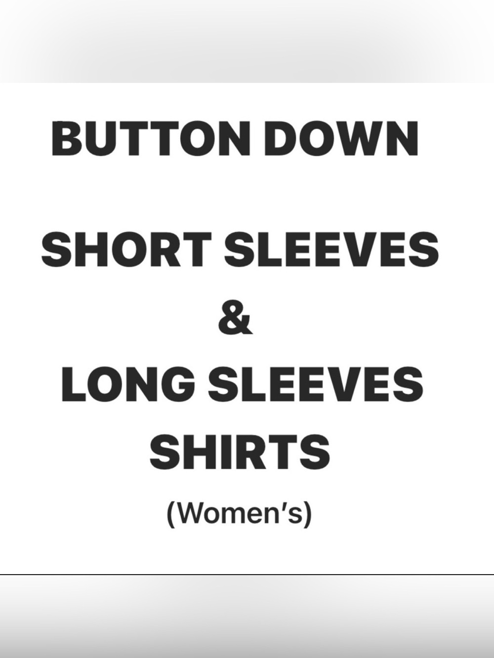 Button down shirts